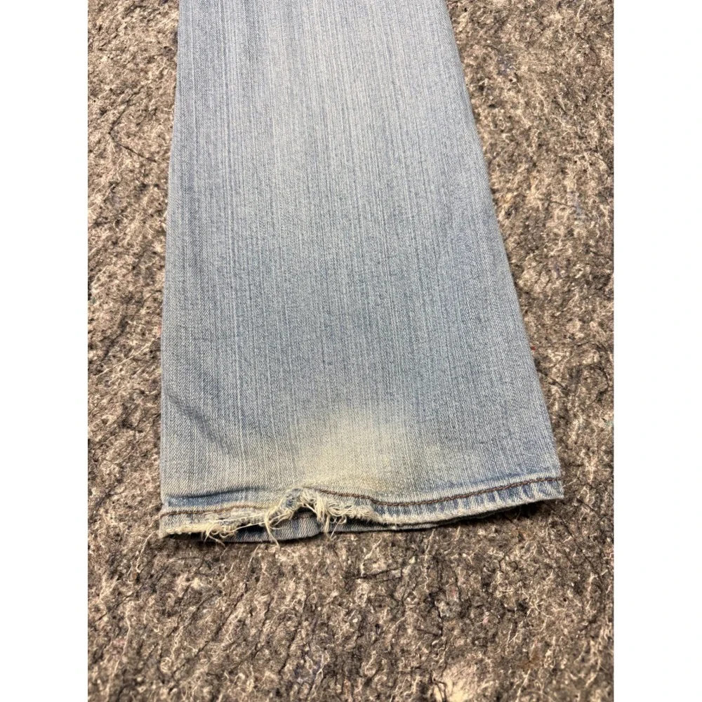 Bullhead Laguna Bootcut Jeans Light Wash Low Rise Size 7 Long Stretch Denim - Picture 11 of 15